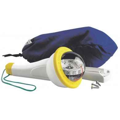 STEERING- AND BEARING COMPASS FLOATING AND REMOVABLE RIS 100 YELLOW
