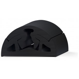 PROFILO PARABORDO PVC NOIR PROFILE RADIAL 40 MM - 16 M
