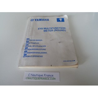MODE D'EMPLOI 6Y8 COMPTEUR MULTIFONCTION YAMAHA