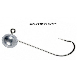 10 gr PAR 25 Tete plombee ronde tige longue Paquet de 25