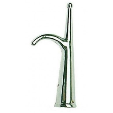 Chrome-plated brass boat hook end Ø 32 mm