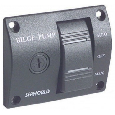 Carling electrical panel for bilge pump 12 Volts.