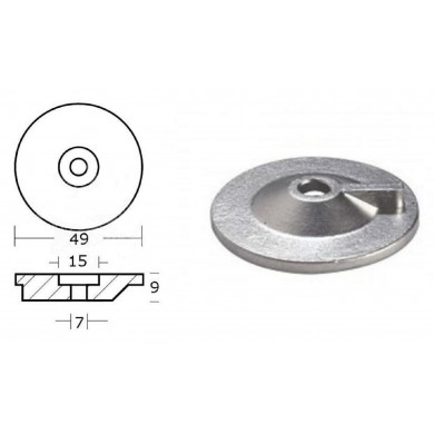 8 - 15 CV ANODO PER SUZUKI