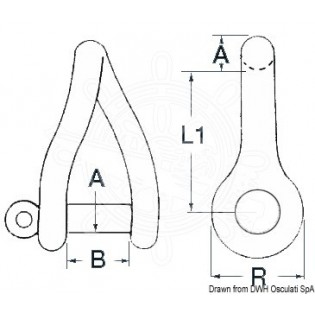 Maniglia torsionata in acciaio inox AISI 316 – Ultra resistente, ideale per le tue applicazioni marine. Disponibile in diverse d