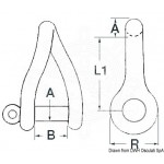 MINIGLIA IN ACCIAIO INOX TORSIONATA