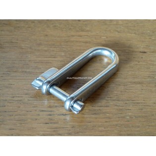 Manille inox AISI 316 à gâchette pour applications nautiques