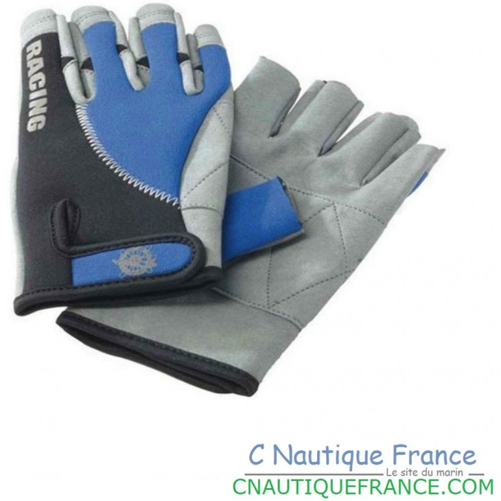 SAILING GLOVES MITT NEOPRENE AND SKIN SYNTHETIQUE MI-DOIGT