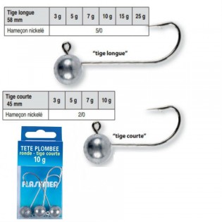 TÊTE PLOMBÉE RONDE