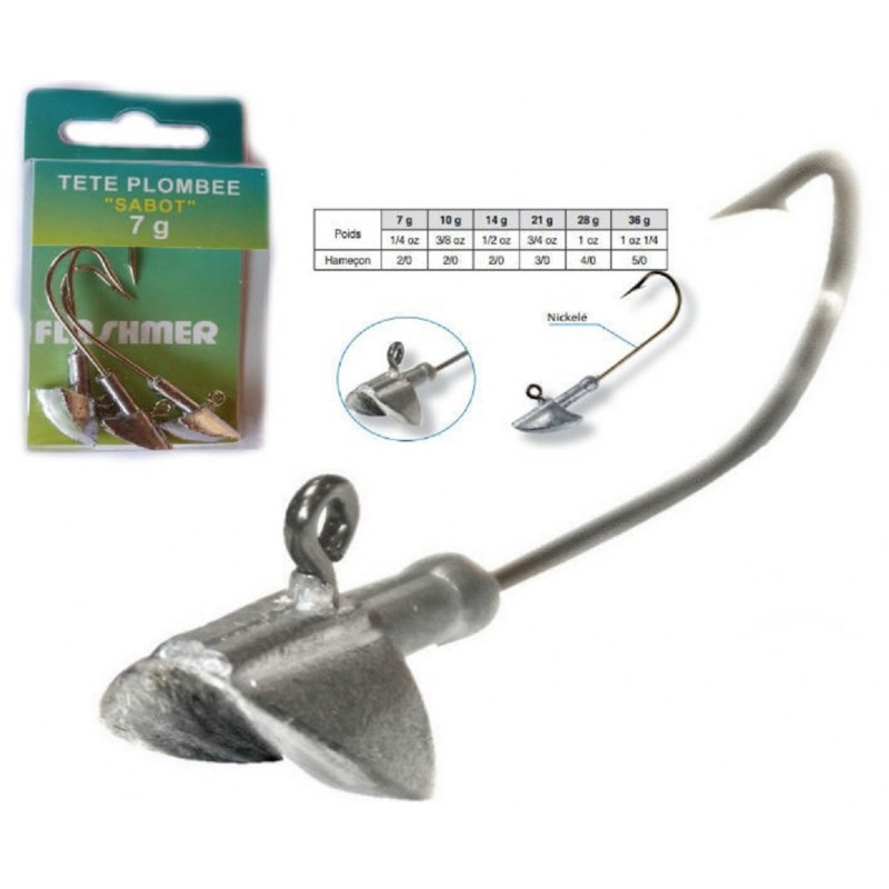 SABOT JIGHEAD - PACK OF 3