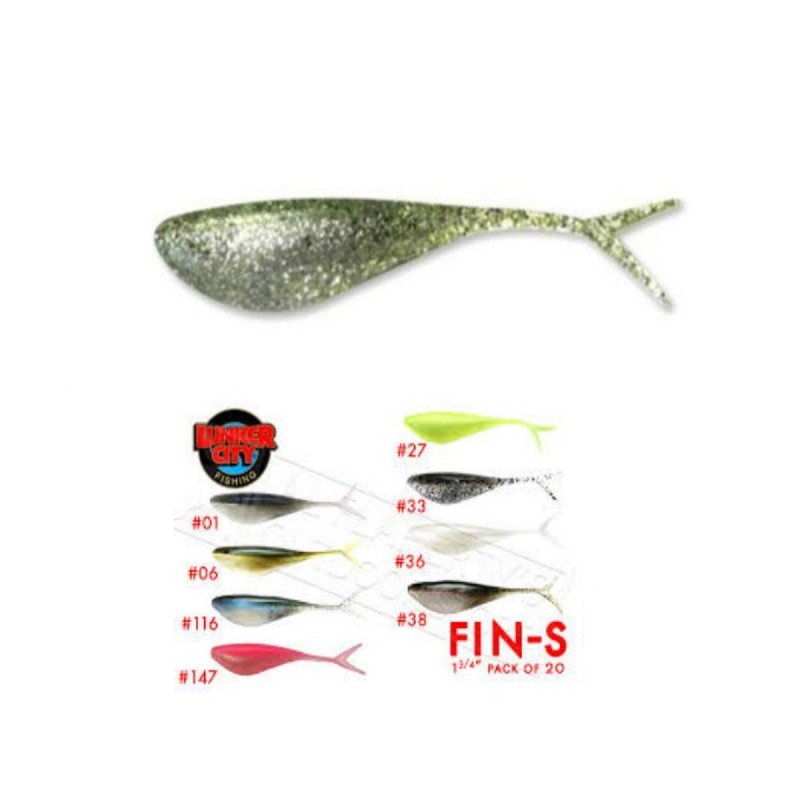 1.75" - FIN'S SHAD -  CHARTREUSE ICE
