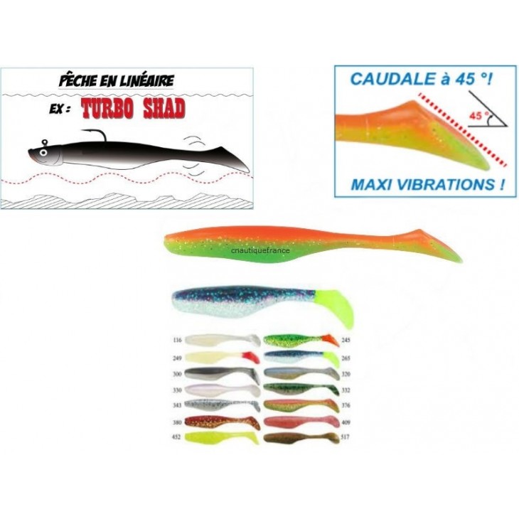 CANTALOUPE – ESCa SOFT BAIT TURBO SHAD 10 CM (4")