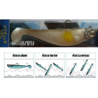 LEURRE SOUPLE SHAD ATTACK EPERLAN - FLASHMER