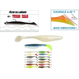 ALEWIFE - TURBO SHAD 10 CM - 4" leurre souple bass assassin