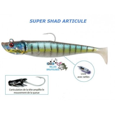 17 cm - 140 gr Flashmer Articulated Super Shad Mackerel