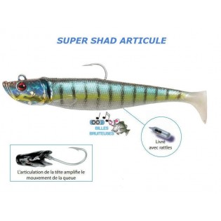 17 cm 140 gr Super Shad Articolato Flashmer Sgombro