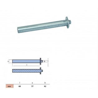 ANODE ZINC POUR BLOC MOTEUR YAMAHA 61A