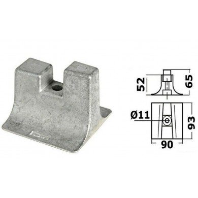 F300 F350 ANODO ALLU PER PIEDE DI MOTORE YAMAHA 6AW