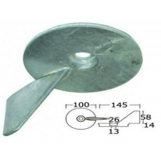 ANODE DERIVE EMBASE MARINER MERCURY 40 / 50 / 60 CV - 17264T2