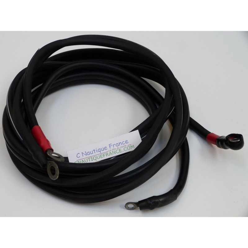 2M80 PAIRE CABLES BATTERIE - DEMARREUR