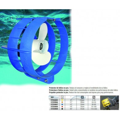 40 - 65 CV PROTECTION HELICE PROP GUARD TM 13" BLEUE
