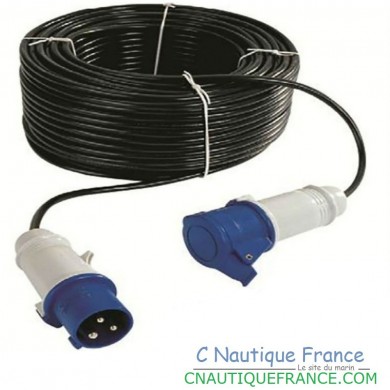 10 m Electric Extension Cable P17 200V - 3 X 1.5 mm²