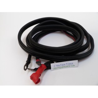 PAIRE CABLES BATTERIE - DEMARREUR MOTEUR HORS-BORD