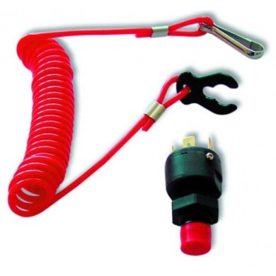 Kill Switch Cord - Clip for Outboard Engine