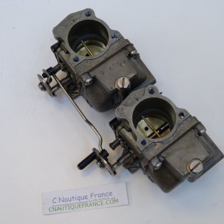 RAMPE 2 CARBURATEURS 50 CV 2T JOHNSON EVINRUDE