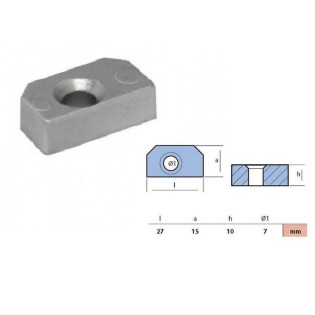 ANODE BLOC MOTEUR HORS-BORD YAMAHA 63P-11325