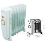 Radiatore a Olio EUROMARINE – 700 W Compatto