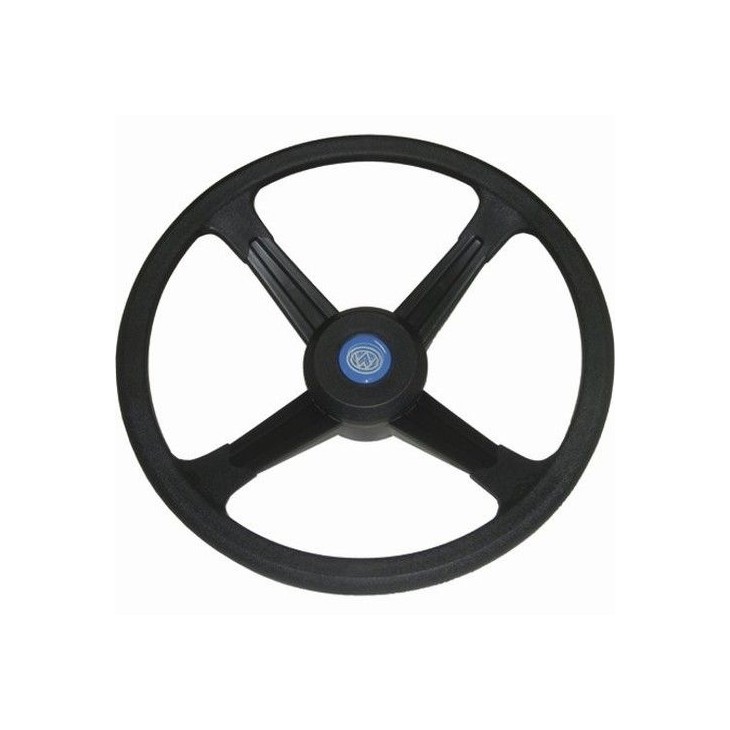 VOLANTE IN NYLON NERO 4 RAZZE ø 320 mm