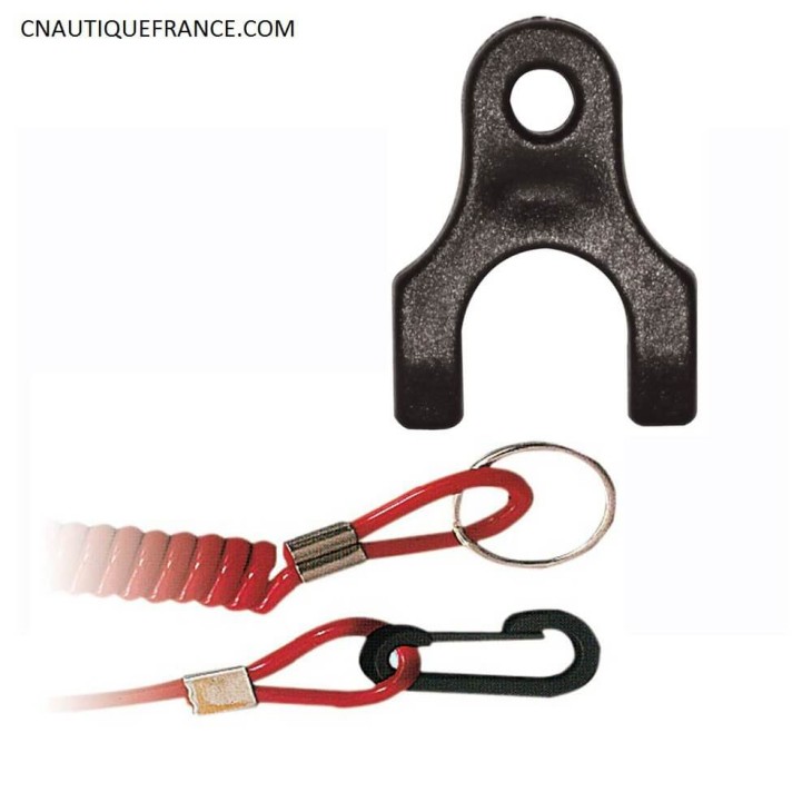 CLIP KEY WITH LANYARD FOR TOHATSU KILL SWITCH