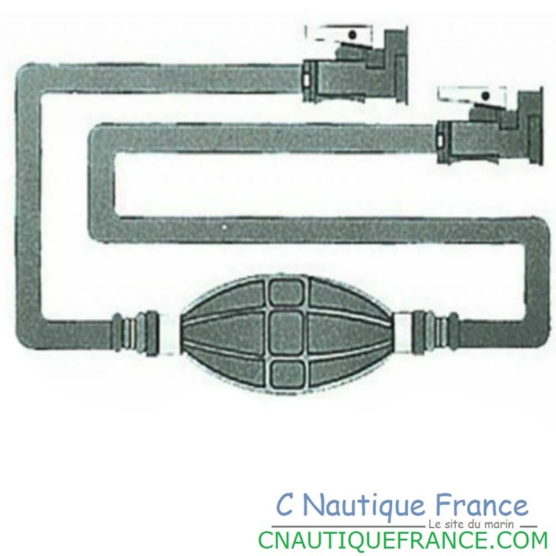 TUYAU ESSENCE, POIRE, RACCORDS POUR MERCURY