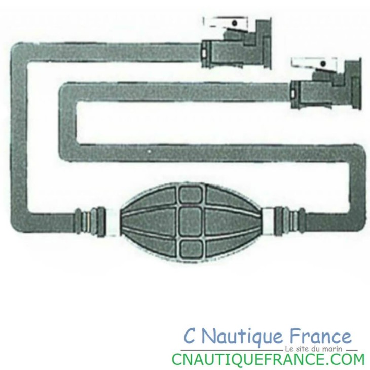 TUYAU ESSENCE, POIRE, RACCORDS POUR MERCURY