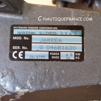 6 CV 2T SUPPORT DE PRESSES EVINRUDE JOHNSON