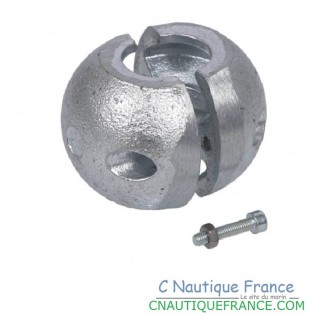 ANODE ZINC NOIX D'ARBRE ø 22 MM
