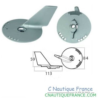 DF60 DF140 ANODO PINNA CARENATURE PER 60 - 140 CV 4T SUZUKI 90J