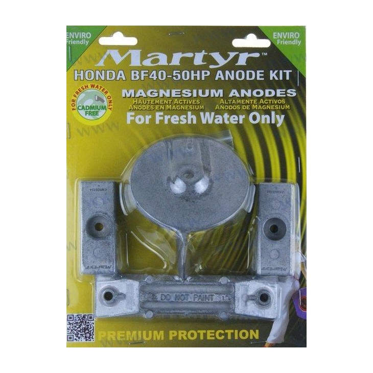 BF35 BF225 KIT ANODES MAGNESIUM POUR HONDA