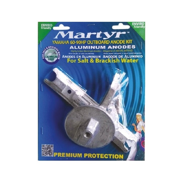 60 - 90 HP ANODES KIT FOR YAMAHA 688 6H1