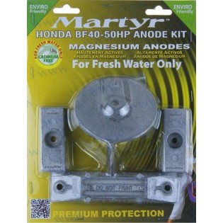 BF40 BF50 ANODE KIT MAGNESIUM POUR 40 - 50 HP HONDA ZV5