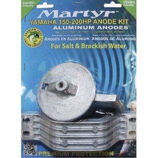 150 - 200 HP ANODES KIT MARTYR ALU FOR YAMAHA
