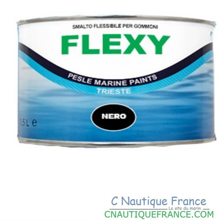 Laque Flexible Noire pour Pneumatiques Marlin 0,5 L