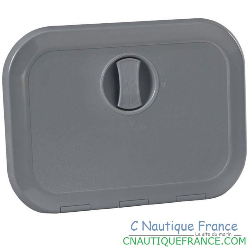Gray Access Hatch – 374 x 374 mm