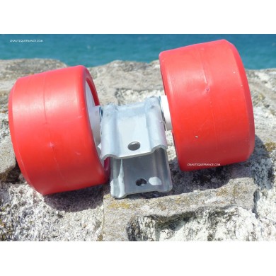 Boat Trailer Launching Roller – Red