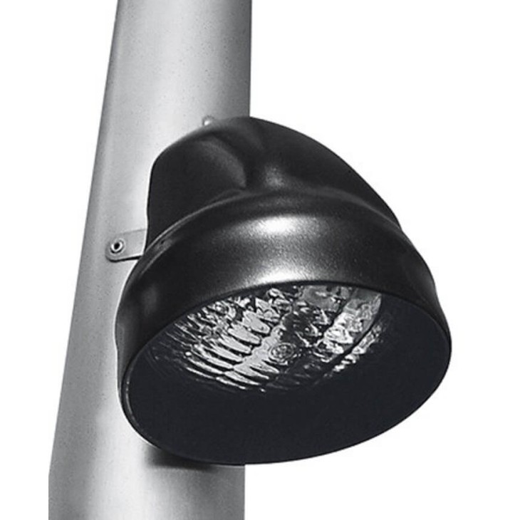 12V 35W BLACK HULL DECK SPOTLIGHT