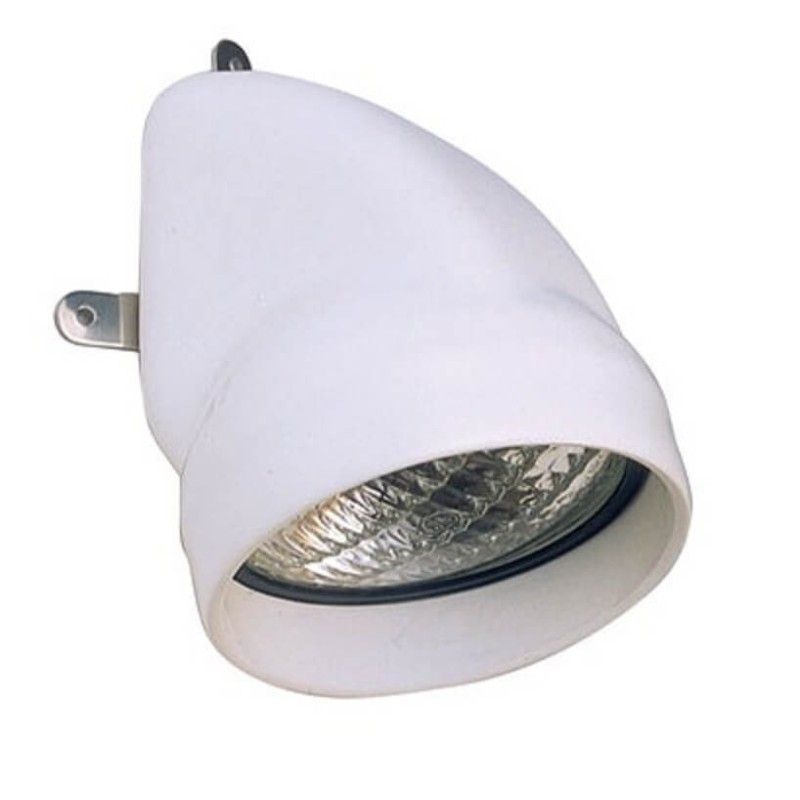 35W 12V WHITE HULL DECK SPOTLIGHT