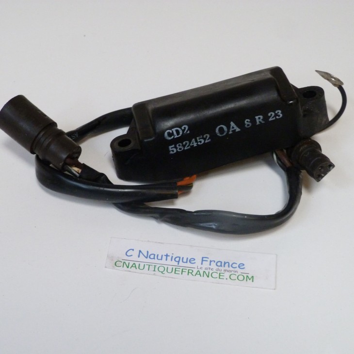 USED SWITCH BOX CDI 4 - 60 HP EVINRUDE JOHNSON 586921