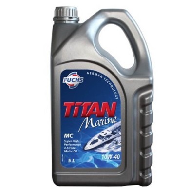 10W40 4-STROKE ENGINE OIL FUCHS TITAN MARINE MC 5L