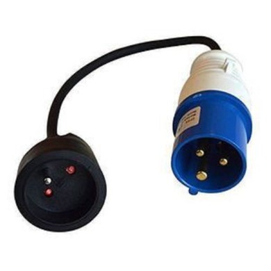 Mini-Plex adaptateur femelle USE/CEI 2126 avec câble IP44