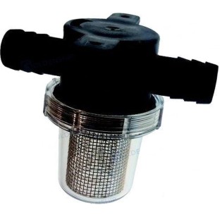 Filtro in linea per pompa di sentina e doccia